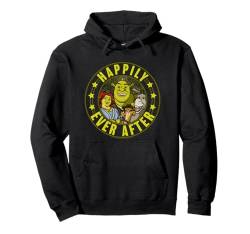 Shrek Happily Ever After Group Shot Big Chest Circle Badge Pullover Hoodie von Shrek