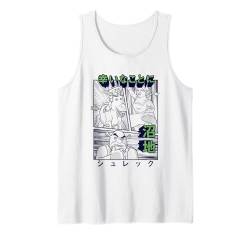 Shrek Iconic Characters Outline Kanji Big Chest Poster Tank Top von Shrek