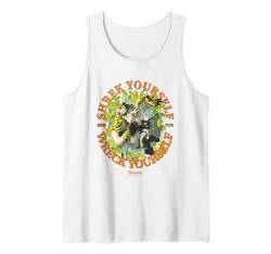 Shrek Yourself Before You Wreck Yourself Retro Chest Poster Tank Top von Shrek