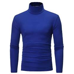 Discounter Rollkragenpullover Herren Winter Basic Pullover Freizeit Slim fit Rollkragenshirt Warm Elastisch Turtleneck Winterpullover Herrenpullover Sweater Sweatshirts Thermoshirt Langarmshirt von Shznruwy