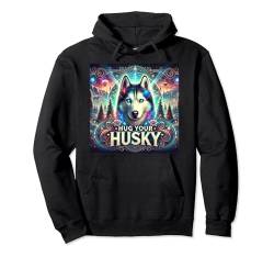 Sibirischer Husky Mom Dad Shirt Hund Mama Lustiges Haustier Liebhaber Doggie Pullover Hoodie von Siberian Husky Gifts and Doggie Shirts