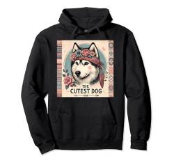 Sibirischer Husky Mom Dad Shirt Hund Mama Lustiges Haustier Liebhaber Doggie Pullover Hoodie von Siberian Husky Gifts and Doggie Shirts