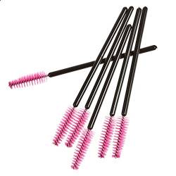 Sichuny 50 in1 Wimpernbuerste Set Einweg Wegwerf Wimpern Mascara Buerste Fuchsie von Sichuny