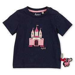 Sigikid Baby-Mädchen T-Shirt, blau/Pferd, 80 von Sigikid
