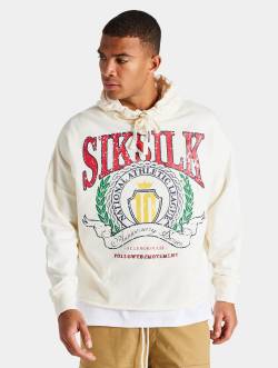 Sik Silk Varsity Anniversary Print Oversized Hoodie von Sik Silk