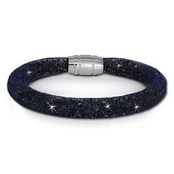 SilberDream Armband blau Arm-Schmuck für Damen Mini Kristalle 20cm SDA050B0 Edelstahl Armband von SilberDream