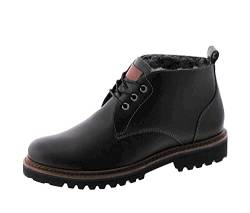 Sioux Herren Adalrik Stiefelette, Schwarz, 44.5 EU Weit von Sioux