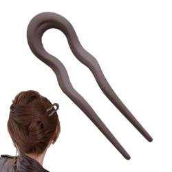 Siuwddee Französische Haarnadel,U-förmige Haarnadeln | Haargabel Haarknotenclip,Haarstäbchen, Chignon-Nadel, Haarschmuck, Dutt-Haarnadeln in U-Form, elegante Haar-Styling-Nadel für Frauen und Mädchen von Siuwddee