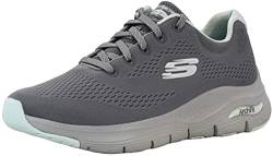 Skechers Arch FIT Big Appeal Damen,Frauen Halbschuhe,Sportschuhe,Schnürschuhe,atmungsaktiv,Wechselfußbett,straßenschuhe,Grau,41 EU von Skechers