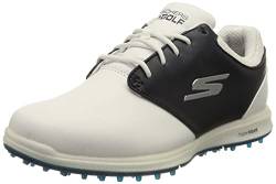 Skechers Damen 123027 Sneaker, White Leather/Navy Trim, 37 EU von Skechers