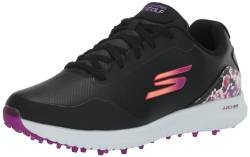 Skechers Damen Go Golf Max Arch Fit Spikeless Golfschuh Sneaker, Schwarz Floral Wasserdicht, 40 EU von Skechers