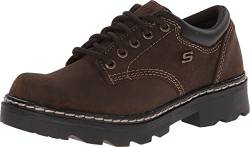 Skechers Damen Parties Mate Oxford Schuhe, Braun (Schokoladenbraunes Wildleder), 37.5 EU von Skechers