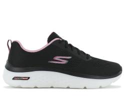 Skechers GO WALK Hyper Burst - Space Insight - Damen Schuhe Schwarz 124578-BKPK von Skechers