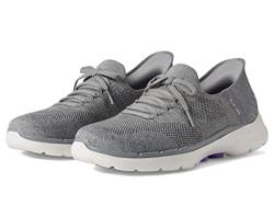 Skechers Go Walk 6 - Lovely Day Gray/Lavender 8.5 B (M) von Skechers