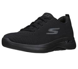 Skechers Herren Gowalk Arch Fit – athletischer Workout-Wanderschuh mit luftgekühltem Schaumstoff-Sneaker Sneakers, Schwarz, 43 EU X-Weit von Skechers