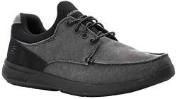 Skechers Herren Relaxed Fit-elent-mosen Bootsschuh, schwarz/schwarz, 44 EU von Skechers