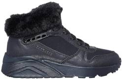 Skechers Mädchen UNO Lite Comfurt Collar Stiefelette, Schwarz von Skechers