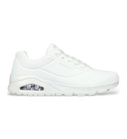 Skechers für Herren. 52458 Turnschuhe Uno Stand On Air weiß (40), Wohnung, Schnürsenkel, Lässig von Skechers