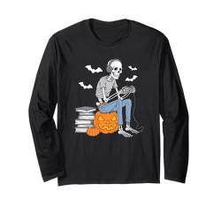 Gamer Skelett Gaming Controller Halloween Shirts Jungen Kinder Langarmshirt von Skeleton Gamer Funny Pumpkin Halloween Costume