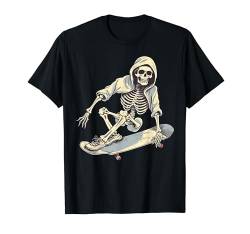 Skateboard Skeleton Skater Skateboarder Skateboard T-Shirt von Skeleton Halloween Creepy Group