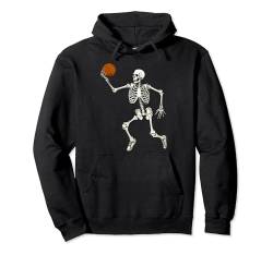 Skelett-Basketspieler-Basketeer-Halloween Pullover Hoodie von Skeleton Halloween Creepy Group