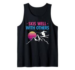 Ski Outfit Winter Schnee Skifahren Tank Top von Ski Bekleidung für Frauen & Männer