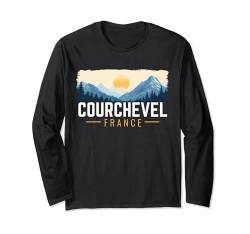 Courchevel Frankreich Ski Snowboard Mountain Skifahren Souvenir Langarmshirt von Ski Resort Tees & Souvenirs