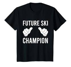 Kinder Skifahren Kinder ZUKÜNFTIGER SKI CHAMPION Jungs T-Shirt von Skifahren Geschenk Kinder Shirt Skifahrer Jungs