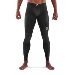 Skins Herren Serie-3 Performance Kompressions-Lange Strumpfhose Kompressionshose, schwarz, Klein von Skins