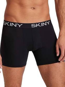 Herren Pant long leg 2er Pack Cotton Multipack Schwarz XL von Skiny