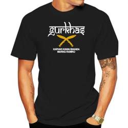 Skit tles Gurkha Gorkhas Nepalese British Royal Special Forces Kukri Knives Tshirt Black 3XL von Skit tles