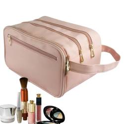 Sklmdrnk Reisetasche mit großem Fassungsvermögen, Kulturbeutel für die Reise,Tragbarer Make-up-Taschen-Organizer | Reise-Kosmetiktasche, Make-up-Tasche, Organizer, Reise-Kosmetiktasche für Frauen und von Sklmdrnk