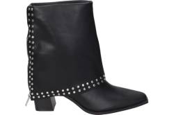 Skydiva M4635 Damenstiefel mit Absatz, Leder, Schwarz, mit Reißverschluss und Nieten, Schwarz , 40 EU von Skydiva