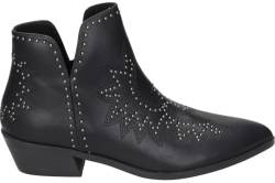 Skydiva M4712 Damen-Stiefel mit Absatz, Schwarz, mit Reißverschluss und Nieten, Schwarz , 38 EU von Skydiva