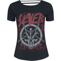 Slayer T-Shirt - Circle - XS bis XXL - für Damen - Größe M - schwarz  - EMP exklusives Merchandise! von Slayer