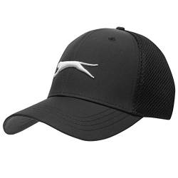 Slazenger Herren Flex Golf Cap Mesh Einsätze Schwarz Herren von Slazenger