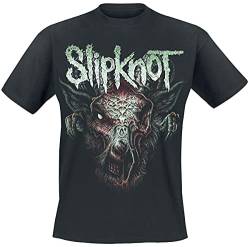 Slipknot Infected Goat Männer T-Shirt schwarz M 100% Baumwolle Band-Merch, Bands von Slipknot