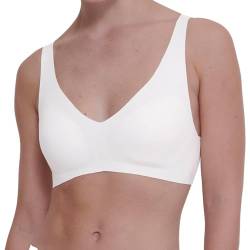 Sloggi Damen Zero Feel 2.0 Soft Bra, Silk White, XL von Sloggi