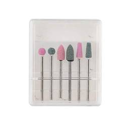 6 stücke Nagel Elektrische Maniküre Pediküre Nail art Werkzeuge, Bohrer Bits Datei Schleif Kopf Set Entfernen Acryl Nägel Gel polnischen Nagel Werkzeuge (01) von Sluffs