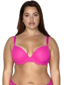 Smart & Sexy Damen Perfekter Push-Up-BH, Blickdicht, Pink (Electric Pink) (Mesh), 75C von Smart & Sexy