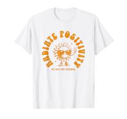 Happy Face Sun im Retro-Look, süßes Lächeln, Sunshine Positive, 80er Jahre, groovy T-Shirt von Smile Face Sunshine Happy Sun Cute Smiling Shirt