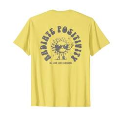 Happy Face Sun im Retro-Look, süßes Lächeln, Sunshine Positive, 80er Jahre, groovy T-Shirt von Smile Face Sunshine Happy Sun Cute Smiling Shirt