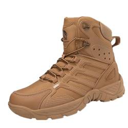 Smilice Herren Bequeme, Rutschfeste, Langlebige Trail-Stiefel für das Outdoor-Training (Beige, 39 EU) von Smilice