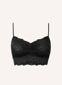 Snocks Spitzen-Bustier schwarz von Snocks