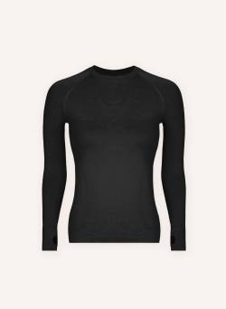 Snocks Sportshirt Langarm schwarz von Snocks