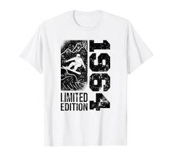 Snowboarder Jahrgang 1964 Geburtstags Snowboarding Snowboard T-Shirt von Snowboard Zubehör Geschenke Shirts