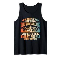 Snowboard Outfit Snowboarder Snowboarding Tank Top von Snowboarder Designs & Retro Snowboard Bekleidung