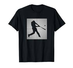 Baseball Softball Vintage Baseball Baseballspieler Baseball T-Shirt von Softball Baseball Zubehör Sport Geschenke Shirts