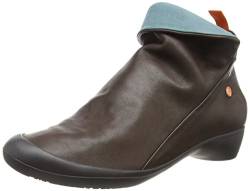 Softinos Damen Farah Smooth Combi Stiefeletten, Braun (Dk Brown/Patrol 553), 41 EU von Softinos