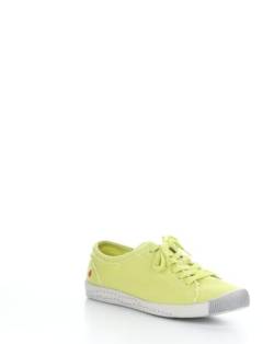 Softinos Damen-Sneaker, knöchelfrei, Limette, 37 EU von Softinos